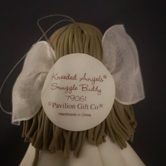 Vintage Uniquely Hand Created The Kneeded Angel "Snuggle Buddy" Figurine 3" Tall - Picture 4 of 5